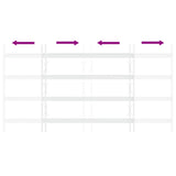 Security Grille for Windows with 4 Crossbars 63-114 cm 42031298