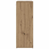 Shoe Cabinet Artisan Oak 77.5 x 30 x 83.5 cm Engineered Wood 875216