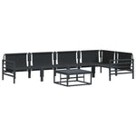 Garden Sofa Set Anthracite Steel 3378989