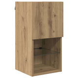 TV Wall Units with LED 6 pcs Artisan Oak Engineered Wood 3402963
