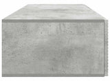 Wall-Mounted TV Cabinet Concrete Grey 98 x 41 x 30 cm 898698
