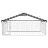 Outdoor Dog Kennel with Roof 300x300x150 cm 171501