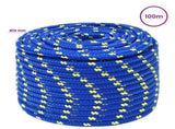 Multipurpose Utility Rope 14 mm 100 m Blue PP 1275 kg Max Load 3473116