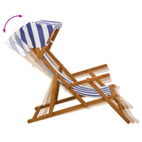 Deck Chair 4 pcs 3 Position Solid Eucalyptus Wood 3407806