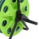 Free Standing Green Hose Reel with 30 m Hose PVC 3281515