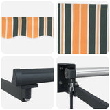 Manual Retractable Awning with LEDs 4 x 3 m 3419472