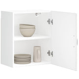 Kitchen Wall Cabinets 2 pcs Lucca High Gloss White Engineered Wood 853802