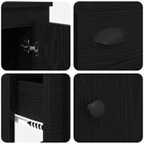 Highboard Black Oak 60 x 35.5 x 103.5 cm Engineered Wood 881389