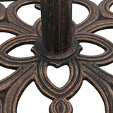 Umbrella Base Bronze 12 kg 49 cm Cast Iron 47868