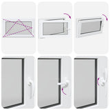 Basement Window "RISOR" 100x70 cm Tilt&Turn DIN Left Anthracite 4108411