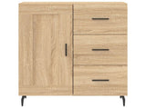 Highboard Sonoma Oak 69,5x34x180 cm Engineered Wood 3198676