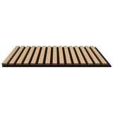 Acoustic Wall Panels 8 pcs Slatted 60.5x60 cm Oak Veneer 42002582