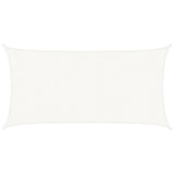 Sunshade Sail 160 g/m White 4x7 m HDPE 311245