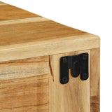Wall-mounted TV Cabinets 2 pcs Solid Wood Acacia 4017472