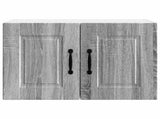 Wall Cabinet PORTO 2 pcs Grey Sonoma 60 x 31 x 40 cm 885278