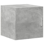 Slim Storage Cabinet Concrete Grey 40x42.5x225 cm Engineered Wood 3281276