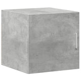 Slim Storage Cabinet Concrete Grey 40x42.5x225 cm Engineered Wood 3281276