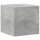 Slim Storage Cabinet Concrete Grey 40x42.5x225 cm Engineered Wood 3281276