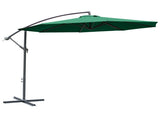 3m Banana Hanging Parasol Umbrella Green T3398P317746