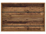 Magazine Rack 2 pcs Old Wood 80 x 12 x 70 cm Engineered Wood 890849