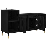 TV Cabinet Black Oak 100 x 35 x 55 cm Engineered Wood 882719