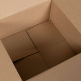 Folding Box 50 pcs Natural 30 x 30 x 15 cm Cardboard 4106568