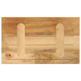 Table Top 60x40x3.8 cm Rectangular Solid Wood Rough Mango 371381