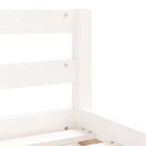 Kids Bed Frame with Drawers White 80x160 cm Solid Wood Pine 834445