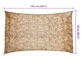 Camouflage Net with Storage Bag 729x602 cm Sand 4008267