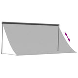 Retractable Awning Anthracite 300x150 cm Fabric and Steel 368754