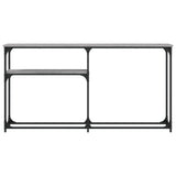 Console Table Grey Sonoma 145x22,5x75 cm Engineered Wood 834098