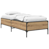 Bed Frame Artisian Oak 80 x 200 cm Engineered Wood 8009124
