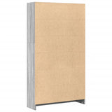 Bookcase Grey Sonoma 80x24x143 cm Engineered Wood 857849