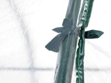 Walk-in Polytunnel Greenhouse with Roll-up Door Transparent Tunnel Greenhouse with Steel Frame and T3398P325355