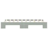 Daybed with Trundle without Mattress Light Grey 90x190 cm 3197019
