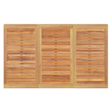 4 Piece Garden Dining Set Solid Wood Teak 3157197