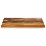 Square Table Top 70x70 cm 15-16 mm Solid Reclaimed Wood 286048