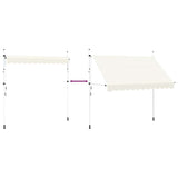 143696 Manual Retractable Awning 300 cm Cream