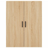 Wall Mounted Cabinet Sonoma Oak 69.5x34x90 cm 828423