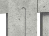 Radiator Cover Concrete Grey 172 x 19 x 81.5 cm Engineered Wood 884072