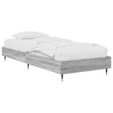 Bed Frame Grey Sonoma 80 x 200 cm Engineered Wood 8009051