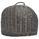 Cat Transporter Grey 60x45x45 cm Natural Willow 170906