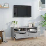 TV Cabinet Concrete Grey 100x34.5x44.5 cm Engineered Wood 831897