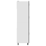 Kitchen Cupboard Kalmar Black Engineered Wood 853628