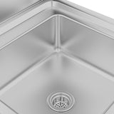 Commercial Kitchen Sink Cabinet 60x60x96 cm Stainless Steel 147227