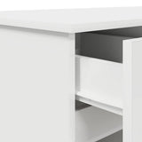 Desk with Drawer White 140 x 49 x 76 cm Engineered wood 3328507