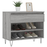 Shoe Cabinet Grey Sonoma 70x36x60 cm Engineered Wood 831442
