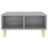 Coffee Table Grey Sonoma 60x60x30 cm Engineered Wood 813165