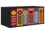 Wall-mounted TV Cabinet ESSEN 69 x 33 x 40 cm Black Oak 8007136