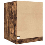 813194 Washing Machine Cabinet Smoked Oak 71x71,5x91,5cm